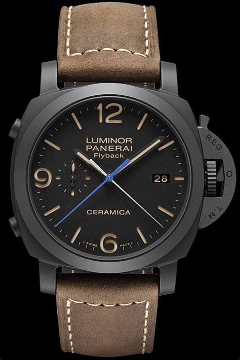 panerai black ceramic flyback|Introducing the Panerai Luminor 1950 3 Days Chrono Flyback.